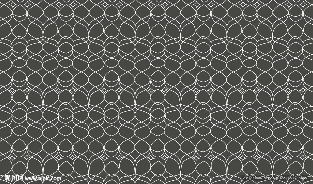 几何圆形抽象线条墙纸花纹