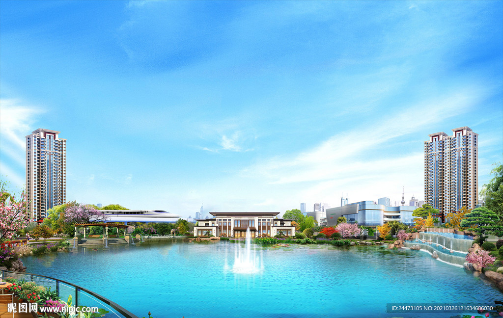 湖景 園林