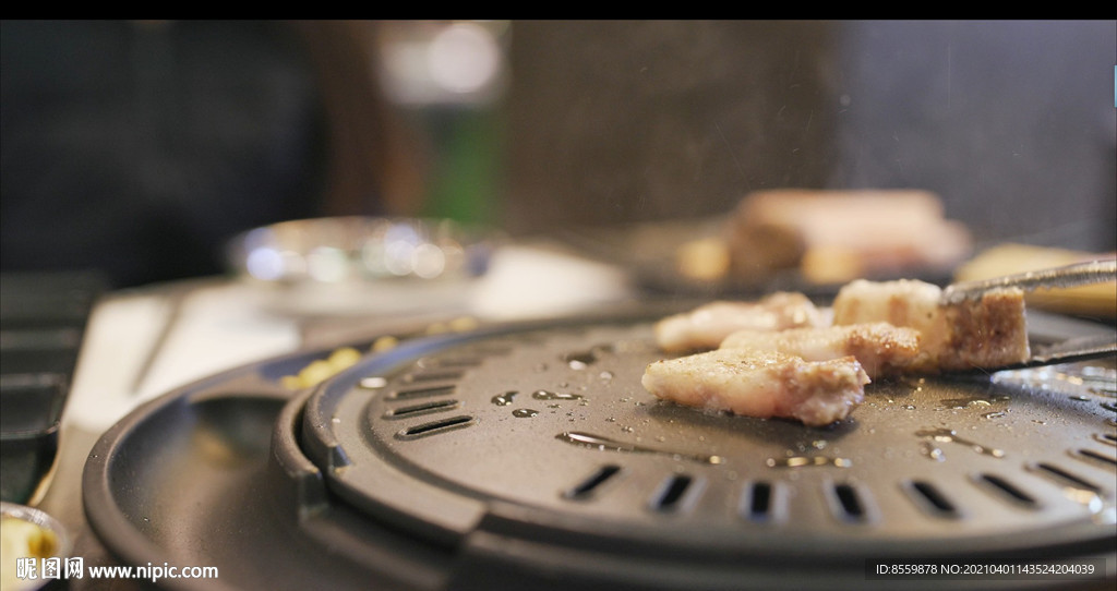 戶外燒烤美食烤肉BBQ高清視頻