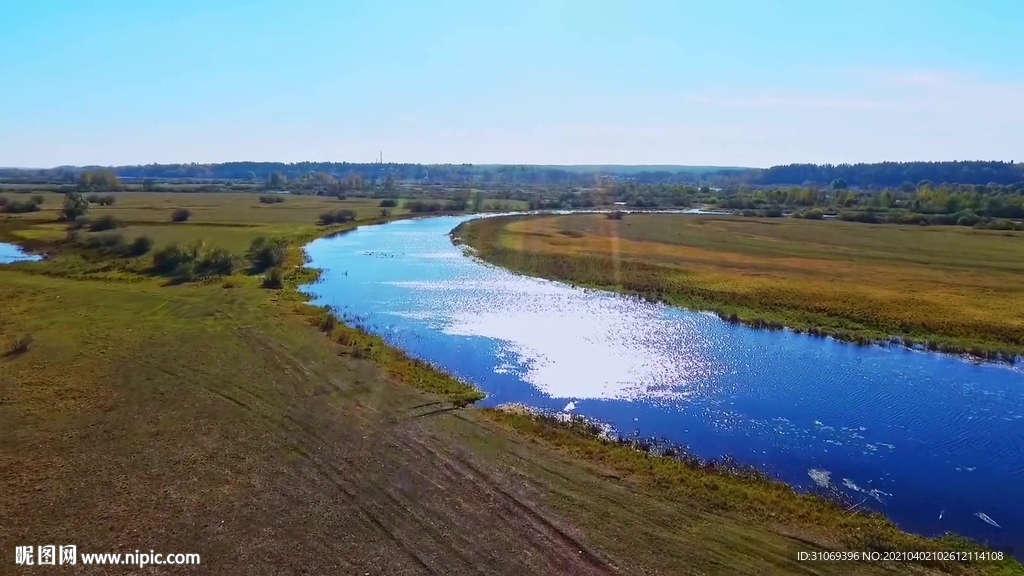 短视频风景素材流淌的河水