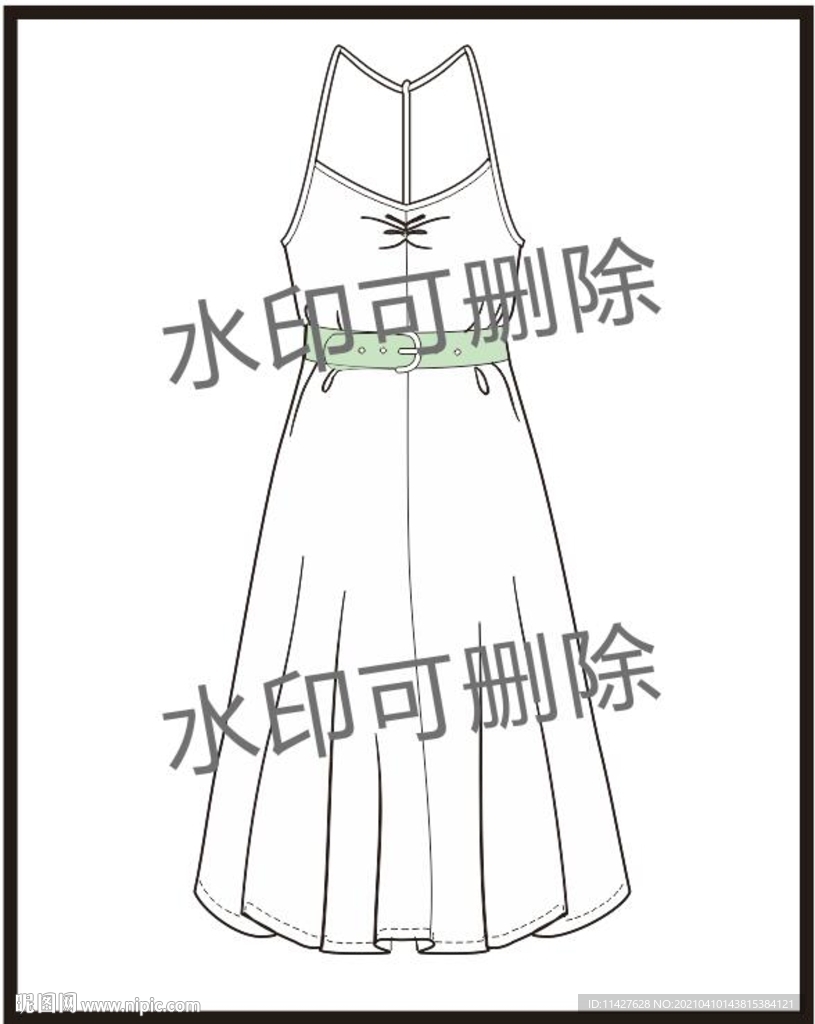 服裝設計連衣裙女裝款式襯衫T恤