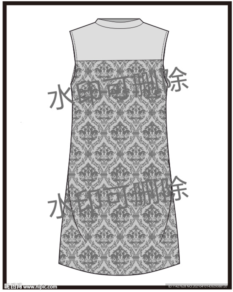 服裝設計連衣裙女裝款式襯衫T恤