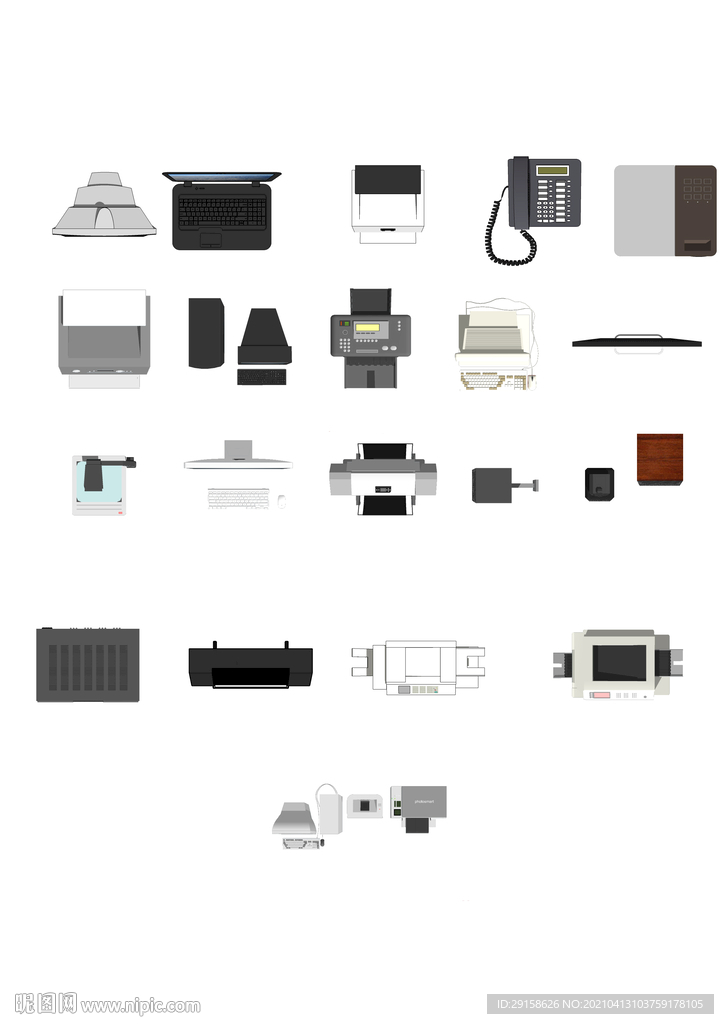 彩屏模型辦公用品