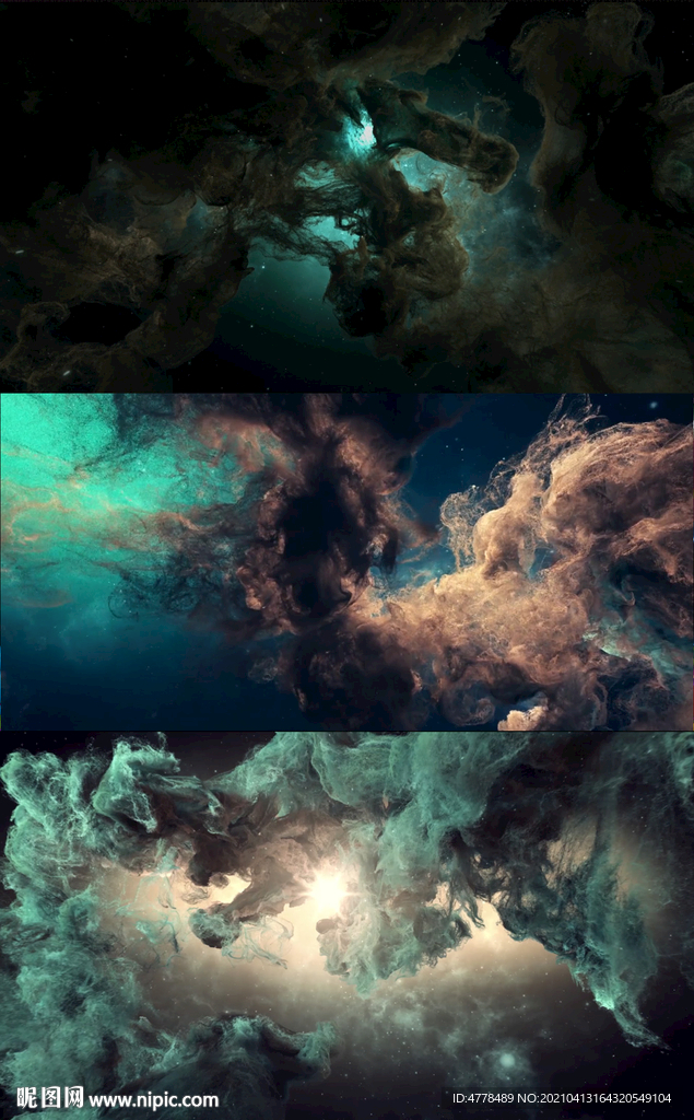 神秘粒子宇宙星云穿梭系列
