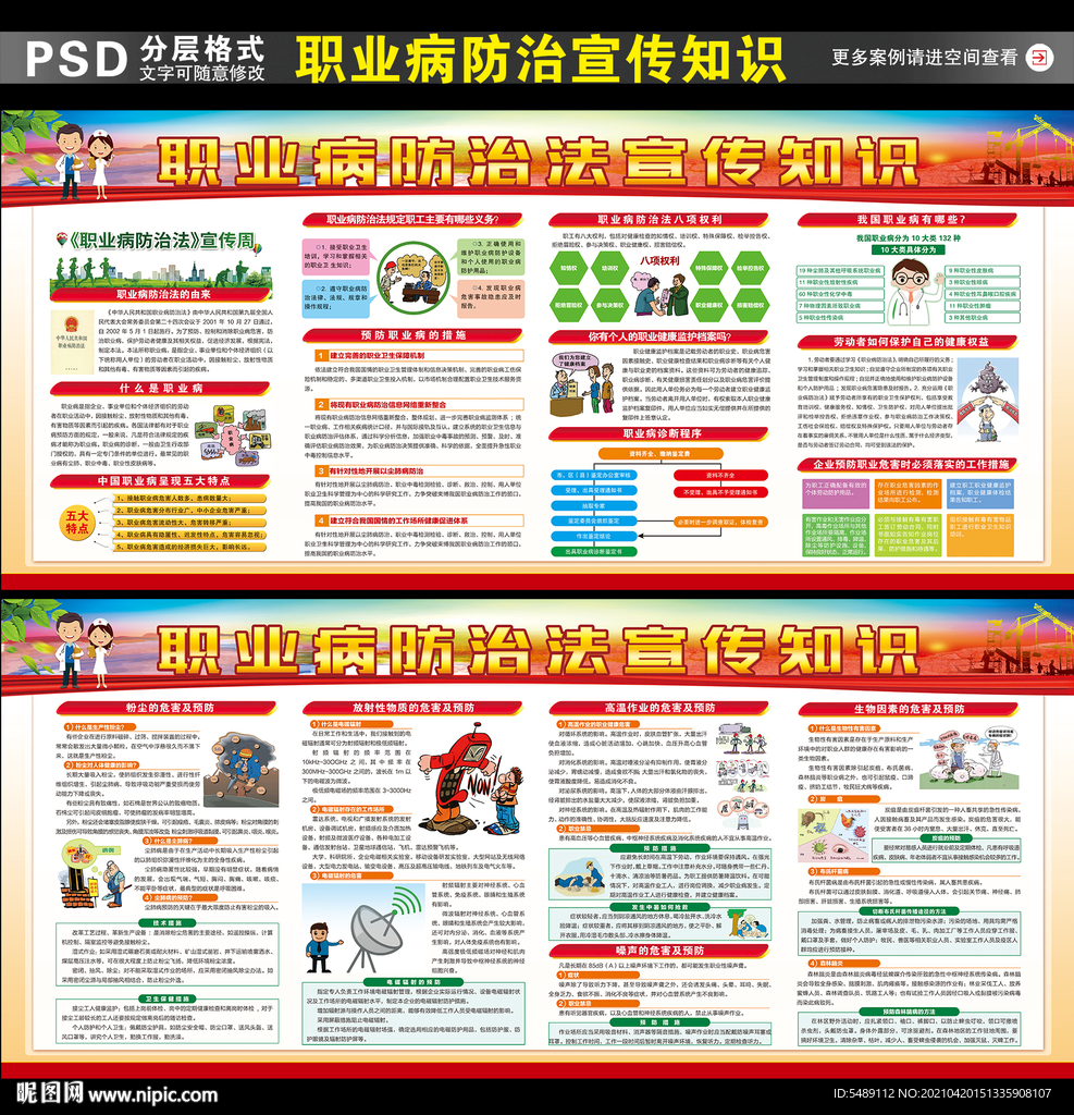 職業(yè)病防治法宣傳欄