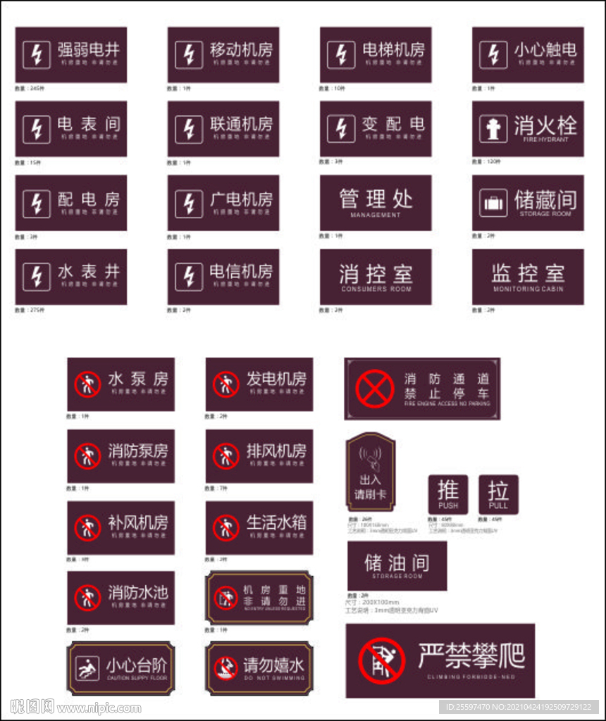 設(shè)備房標(biāo)識(shí)牌