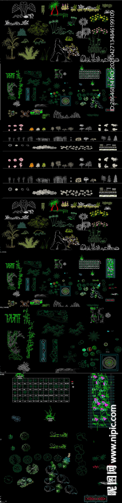 2021植物景观CAD图库