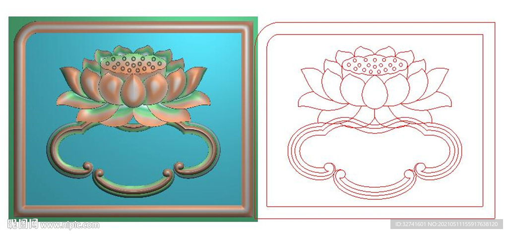 荷花抽屜