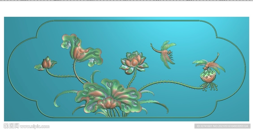 荷花蜻蜓