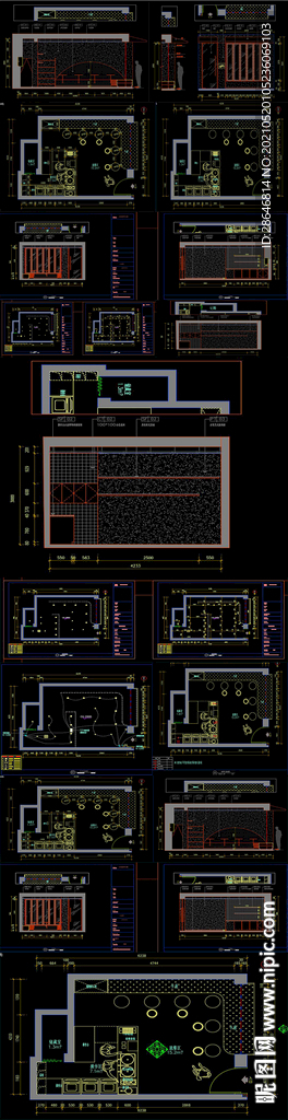 全套咖啡厅CAD施工图