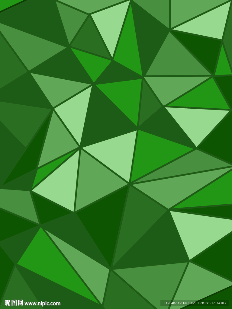 绿色立体晶格背景素材