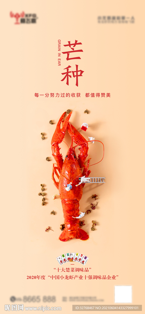 潜江龙虾芒种节气