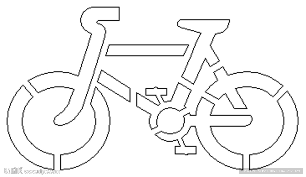 自行車模板