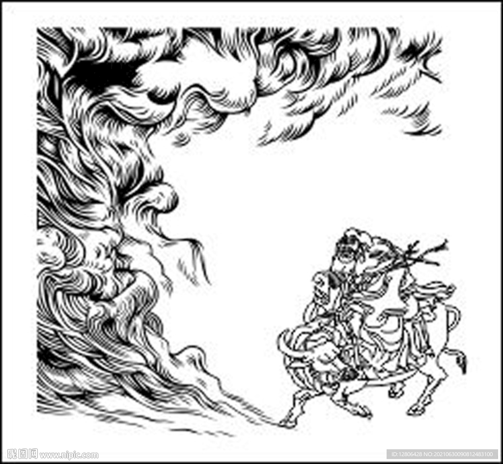 祥云 老子出關 