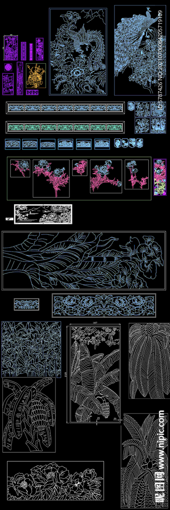 雕花装饰画