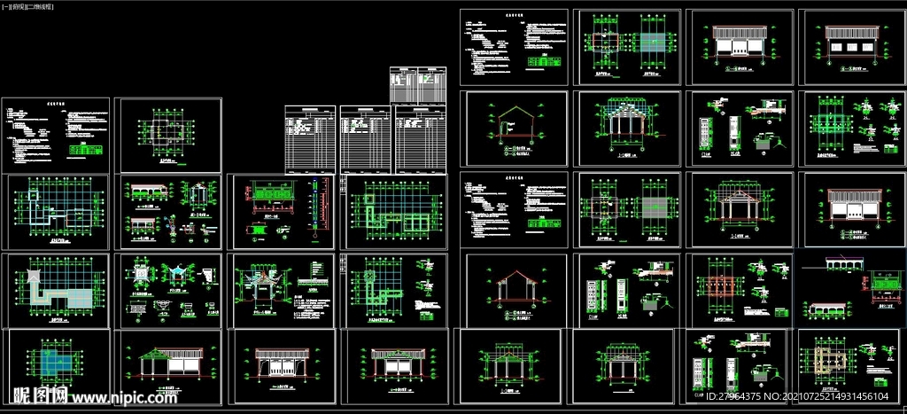 古建筑建筑施工圖