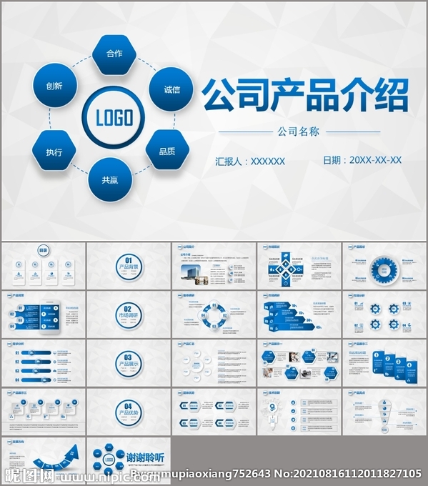 簡約產(chǎn)品介紹公司簡介PPT