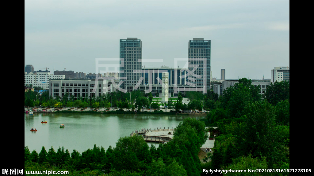 雙子樓后生態公園延時攝影視頻