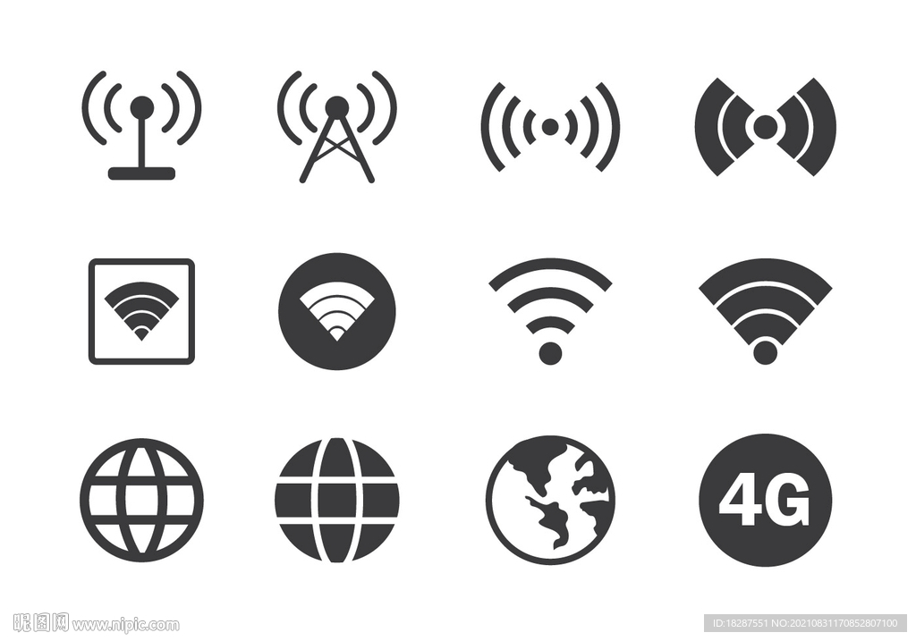 WIFI相關(guān)圖標(biāo)