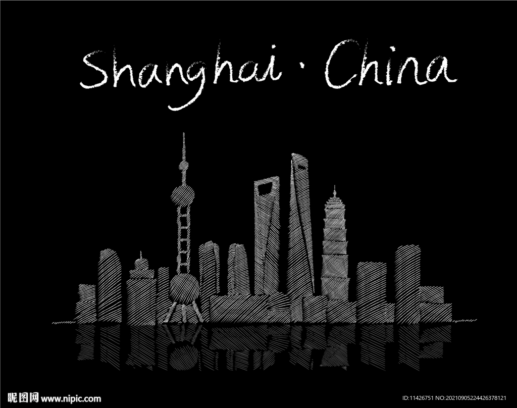 上海建筑手绘