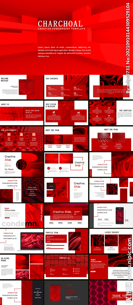 紅色商務(wù)PPT