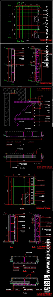 廣告燈箱節(jié)點(diǎn)大樣CAD