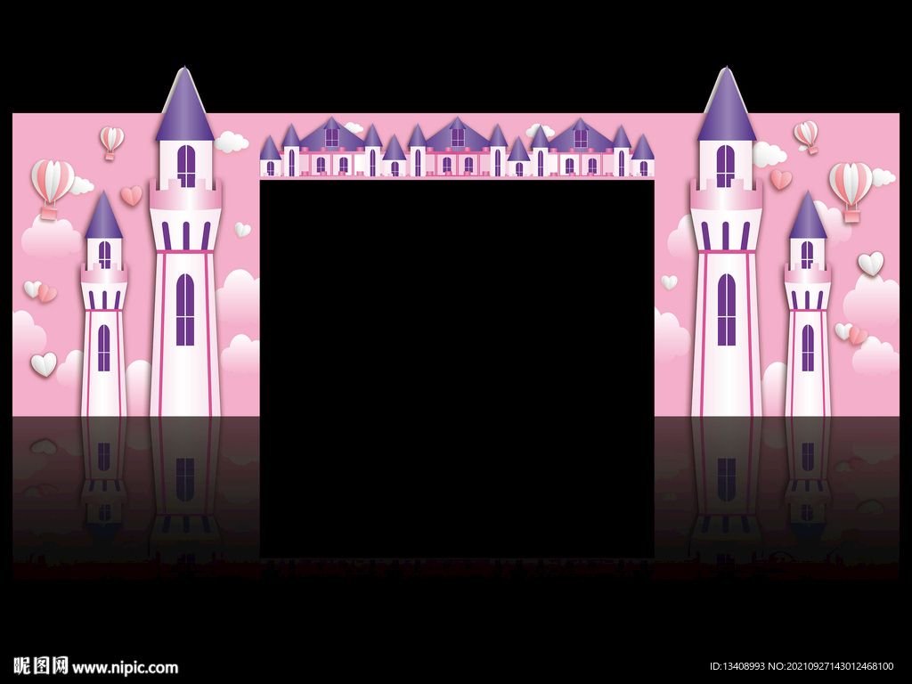 城堡 拱门  活动异形门