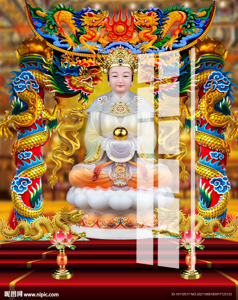 眼光圣母图片