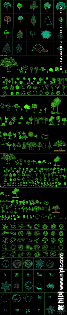植物CAD平面布置图