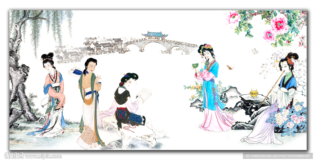 仕女圖