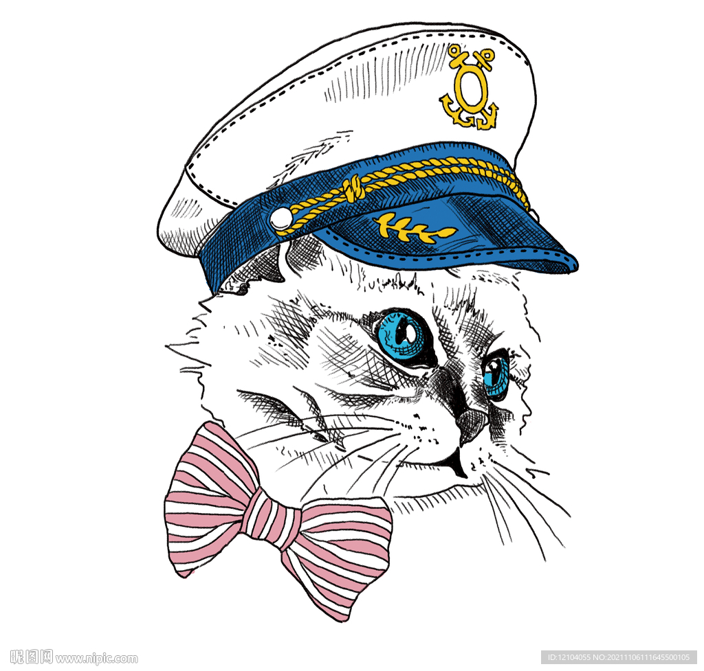 海军帽猫