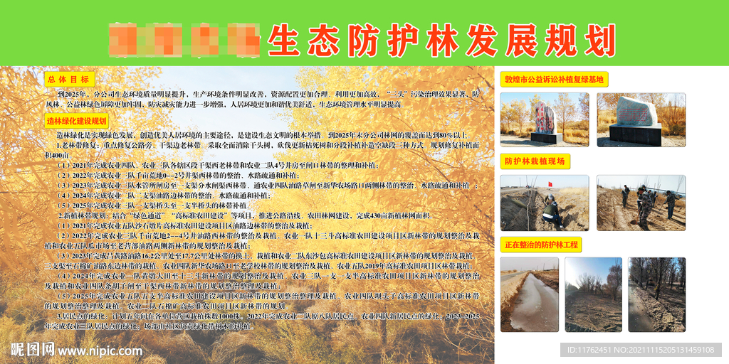 防護林發展規劃