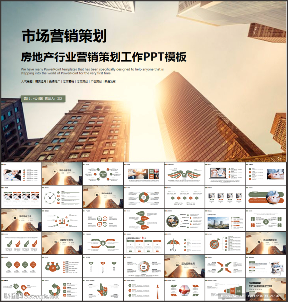 房地產行業營銷策劃工作ppt
