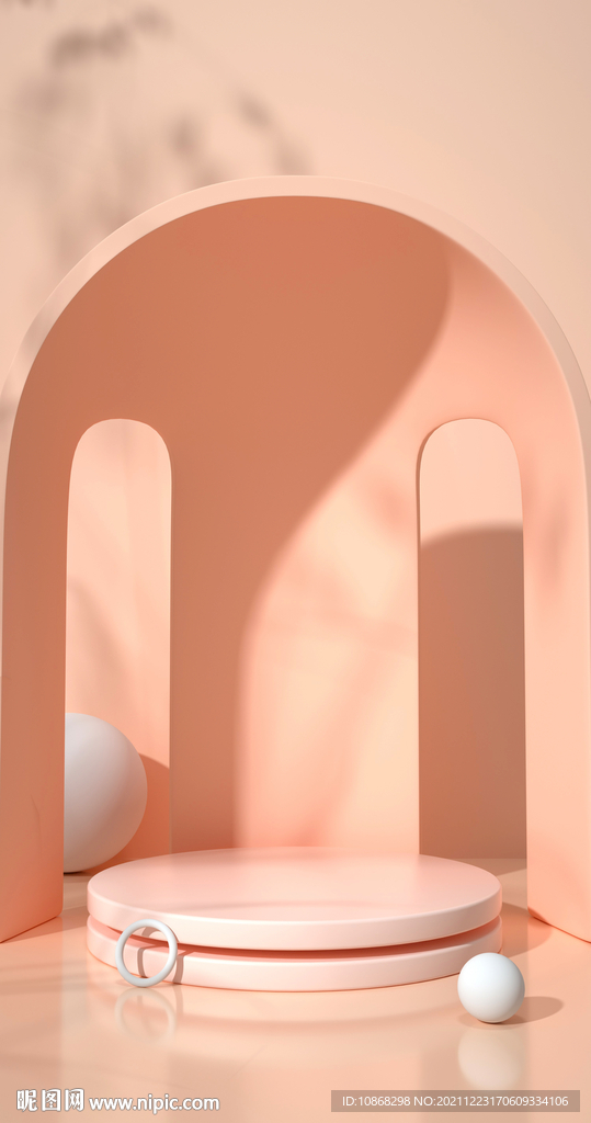 3d立體場(chǎng)景電商產(chǎn)品詳情背景圖