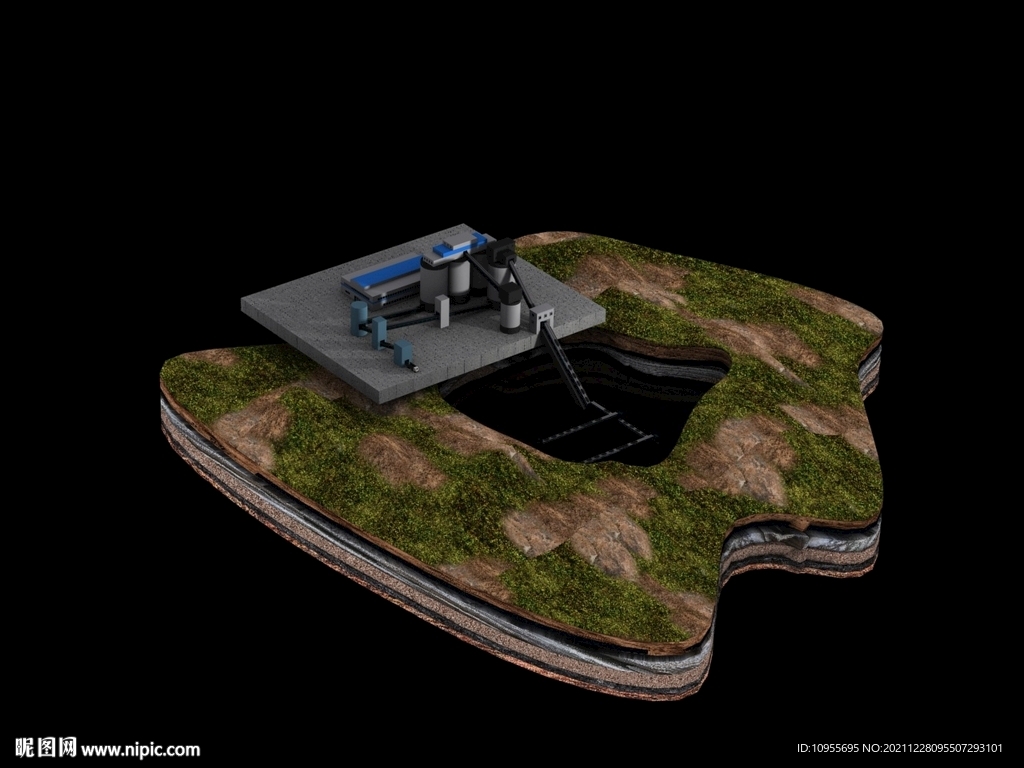 矿物运输流程模型(无VR)