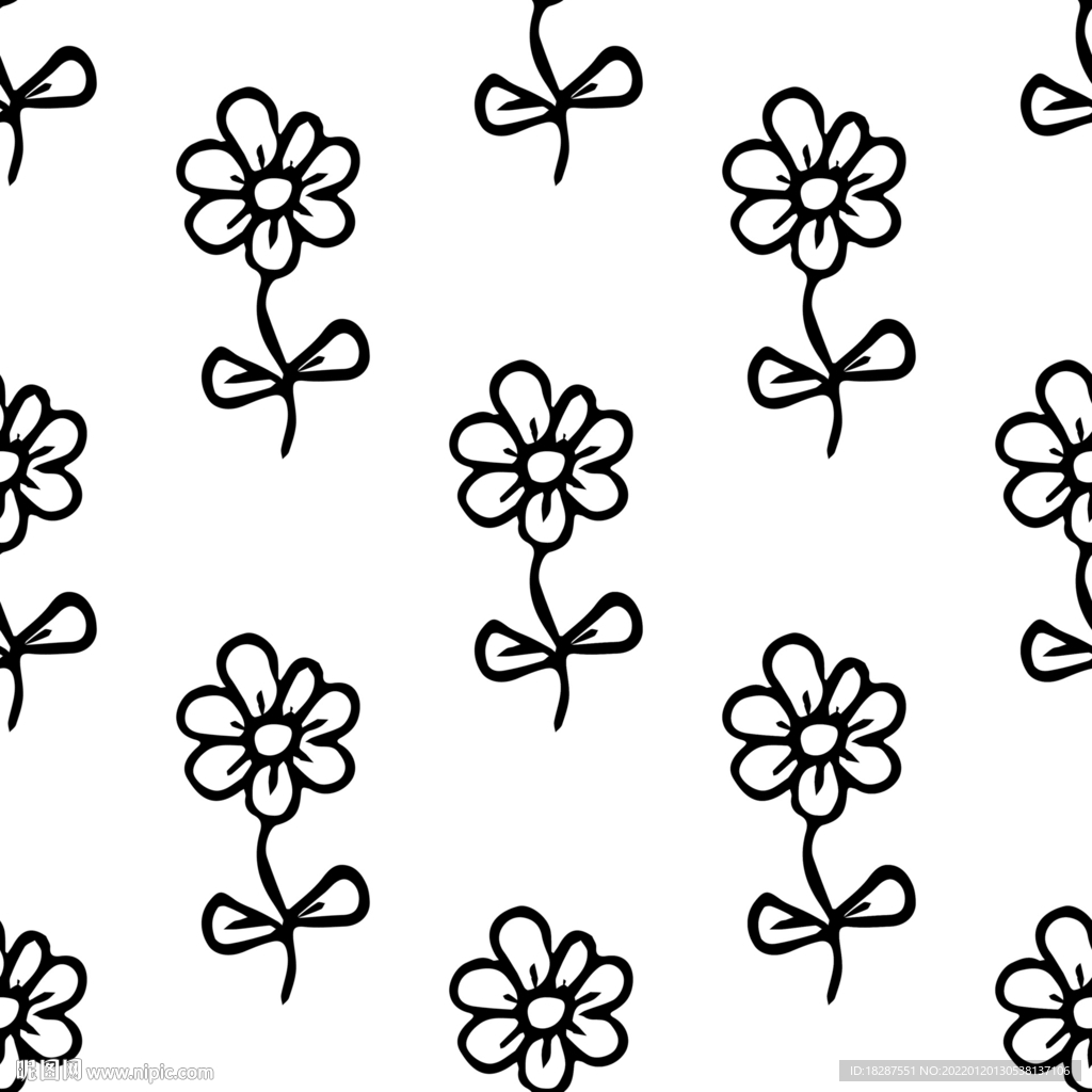 花朵花纹布料图标
