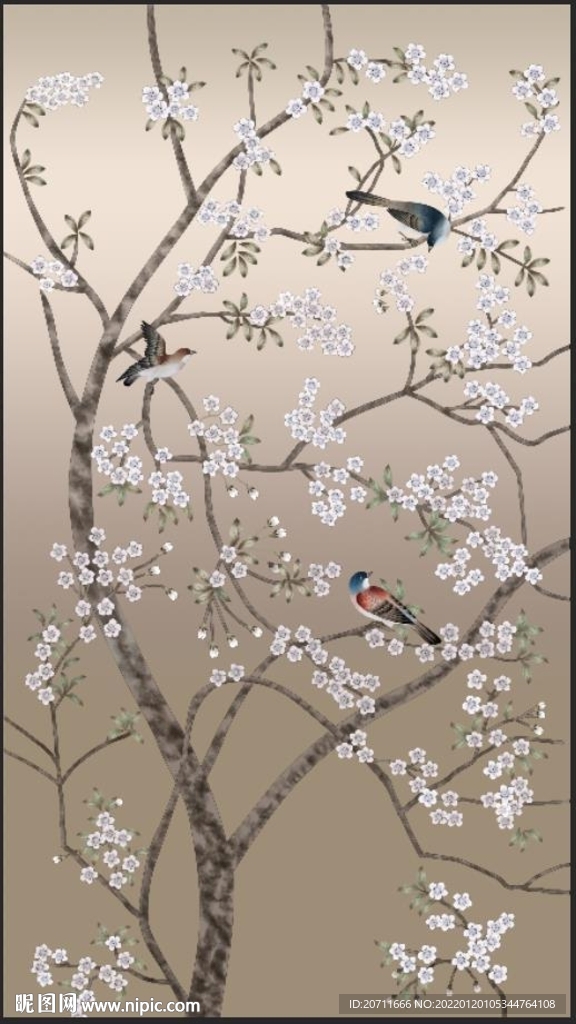 花鳥(niǎo)手繪原稿