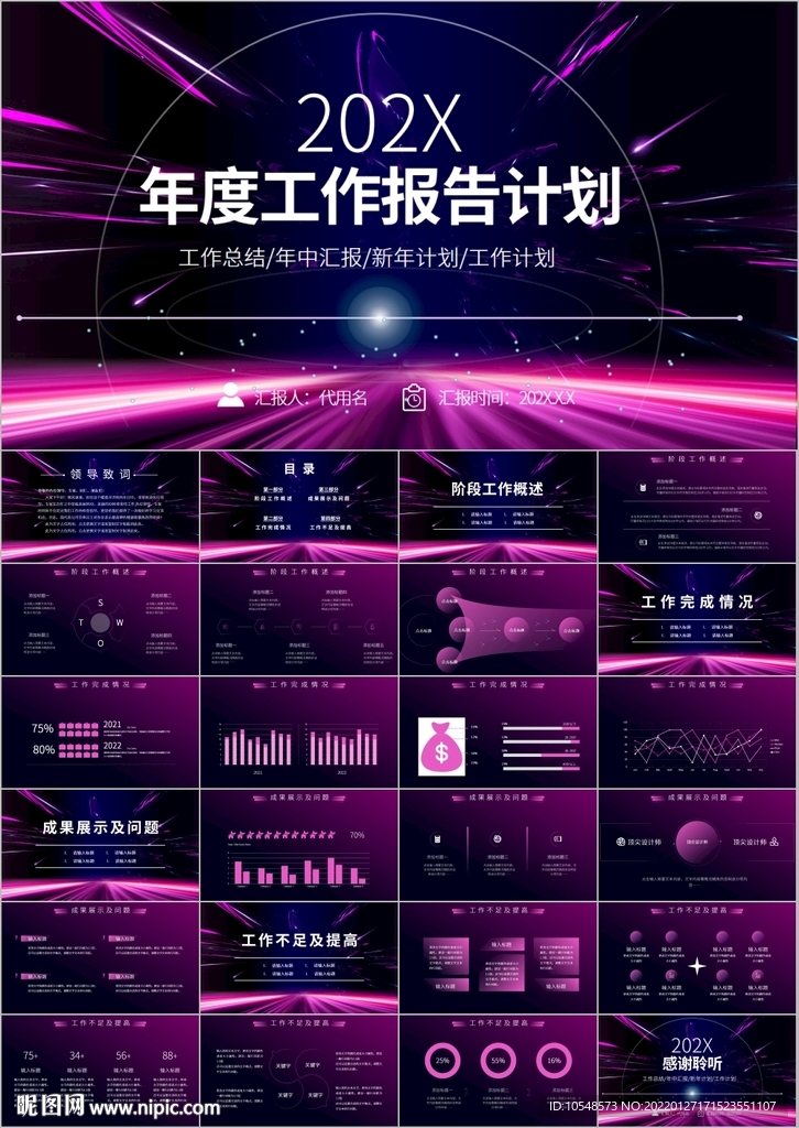 年度述职报告年终工作总结PPT