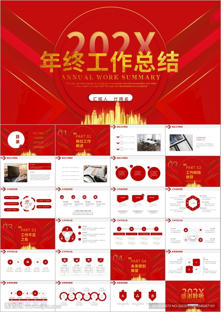 2022工作總結(jié)年終總結(jié)PPT