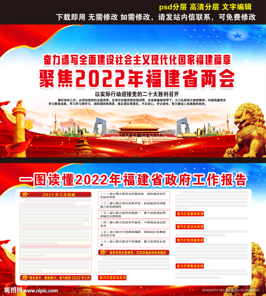 2022年福建省政府工作报告