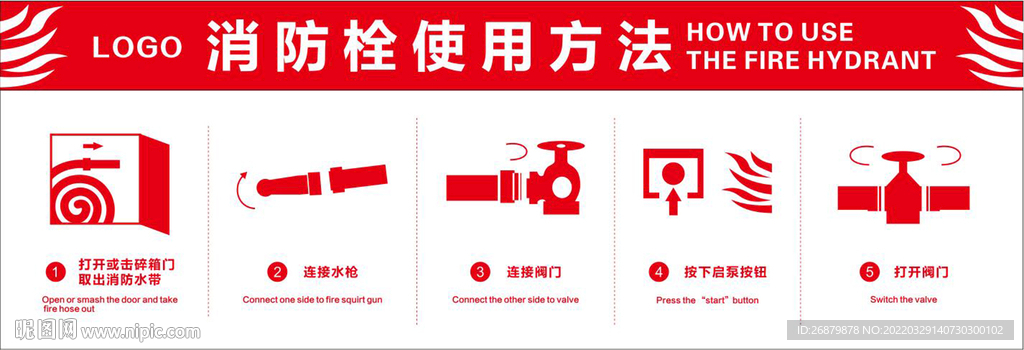 消防栓使用方法