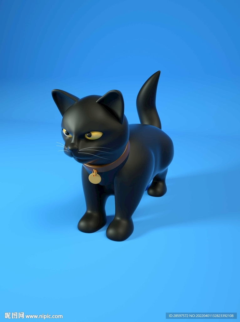 c4d貓模型展示