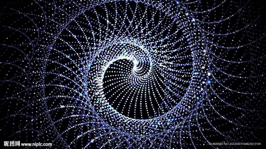藍色鉆石粒子閃耀DJ舞臺視頻