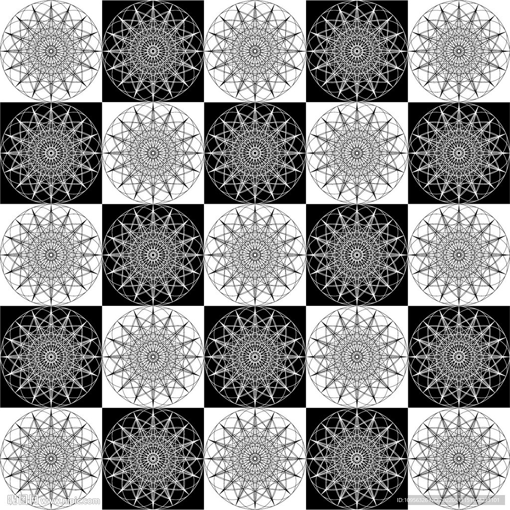 矢量創(chuàng)意磚地?zé)o縫拼接底紋