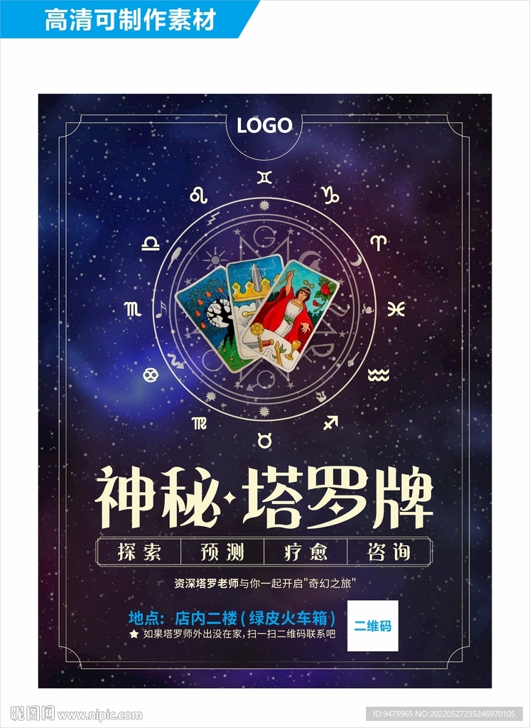 塔羅牌海報