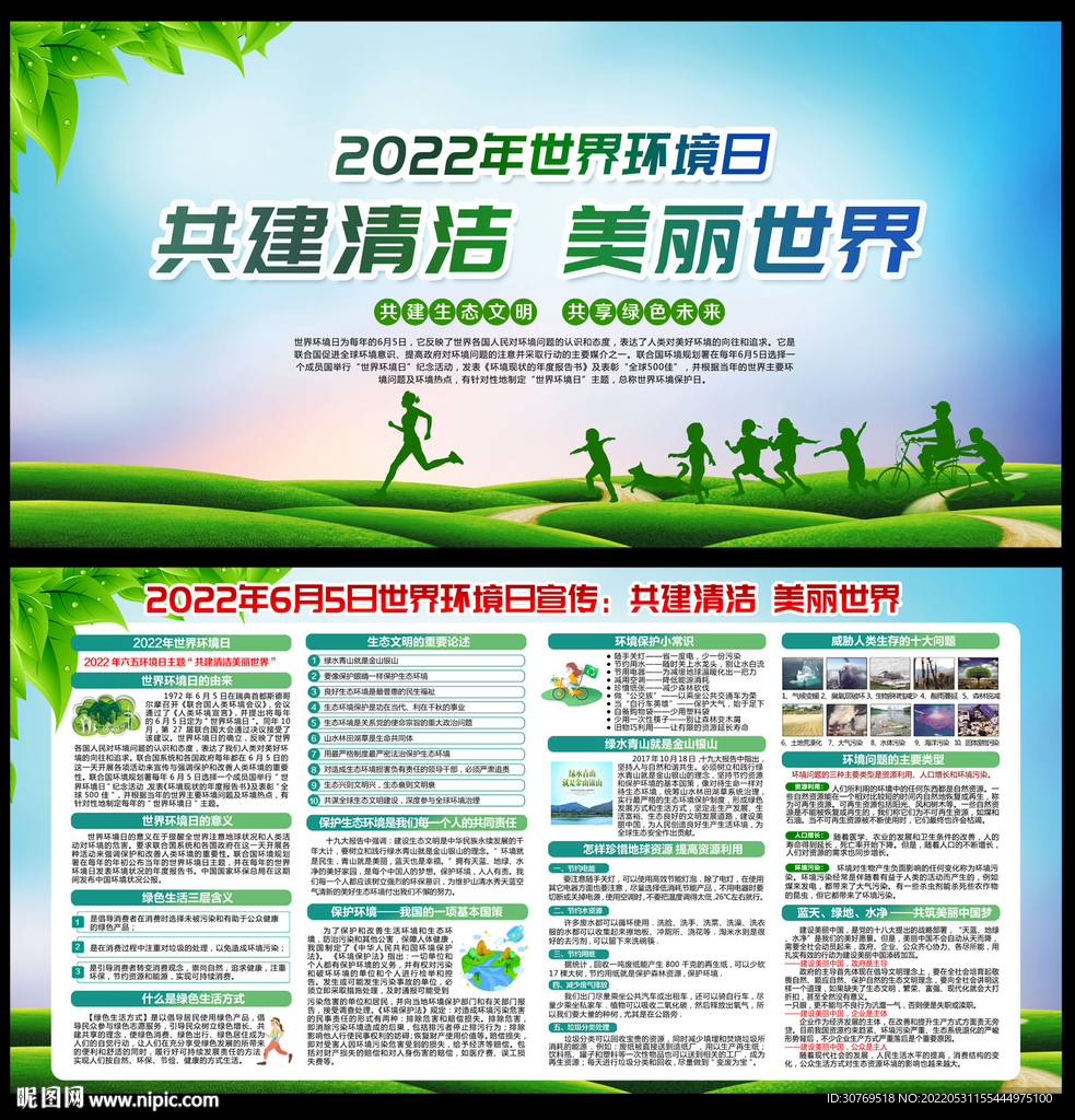 2022年世界环境日展板
