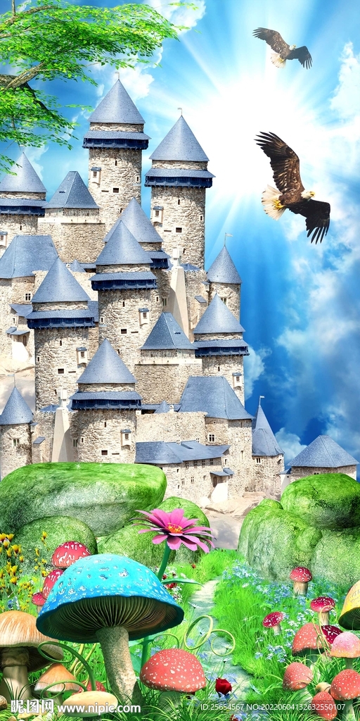 梦幻城堡3D玄关