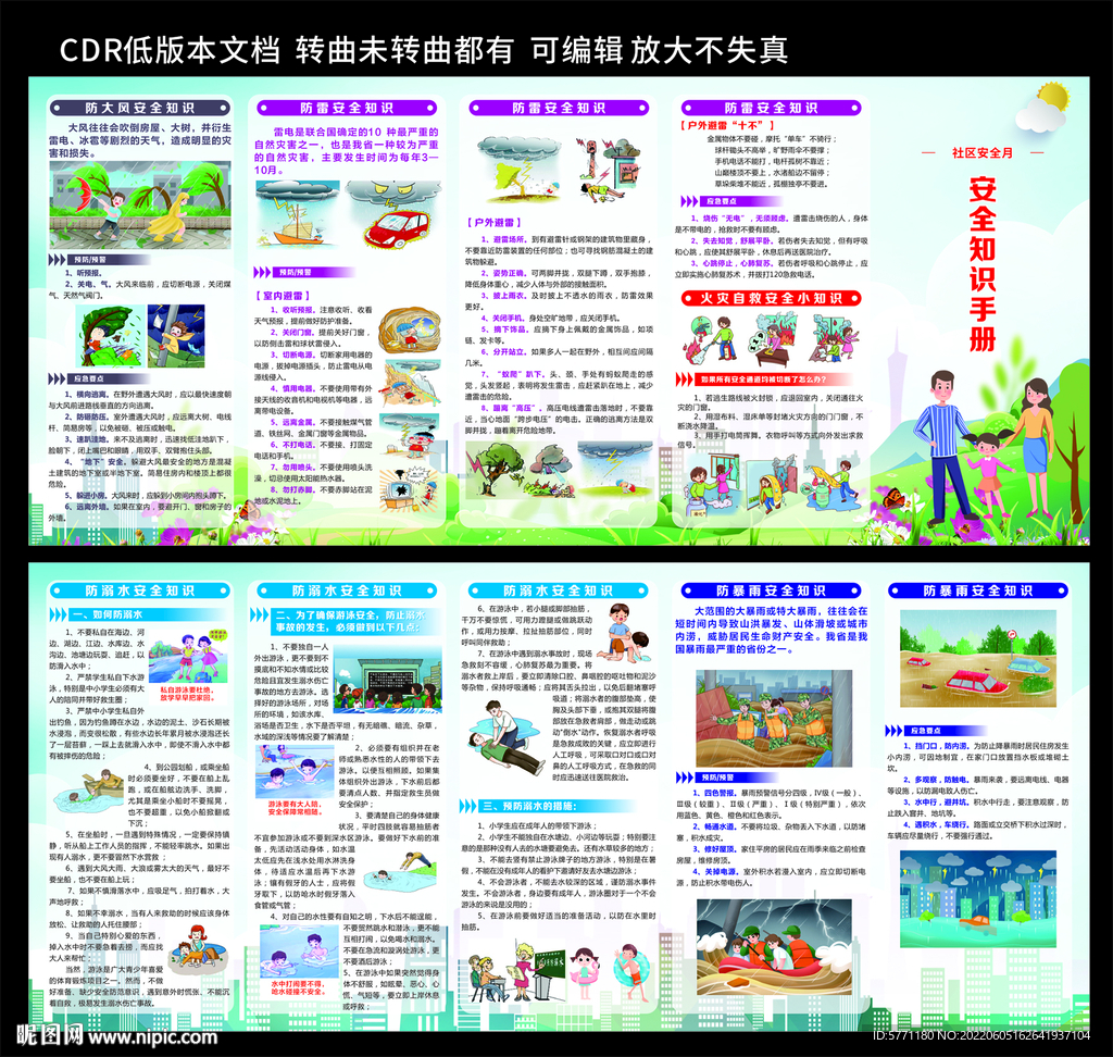 社區安全月折頁