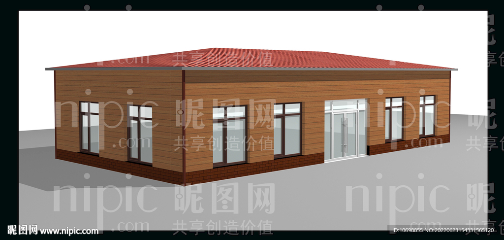 金屬雕花板房效果圖
