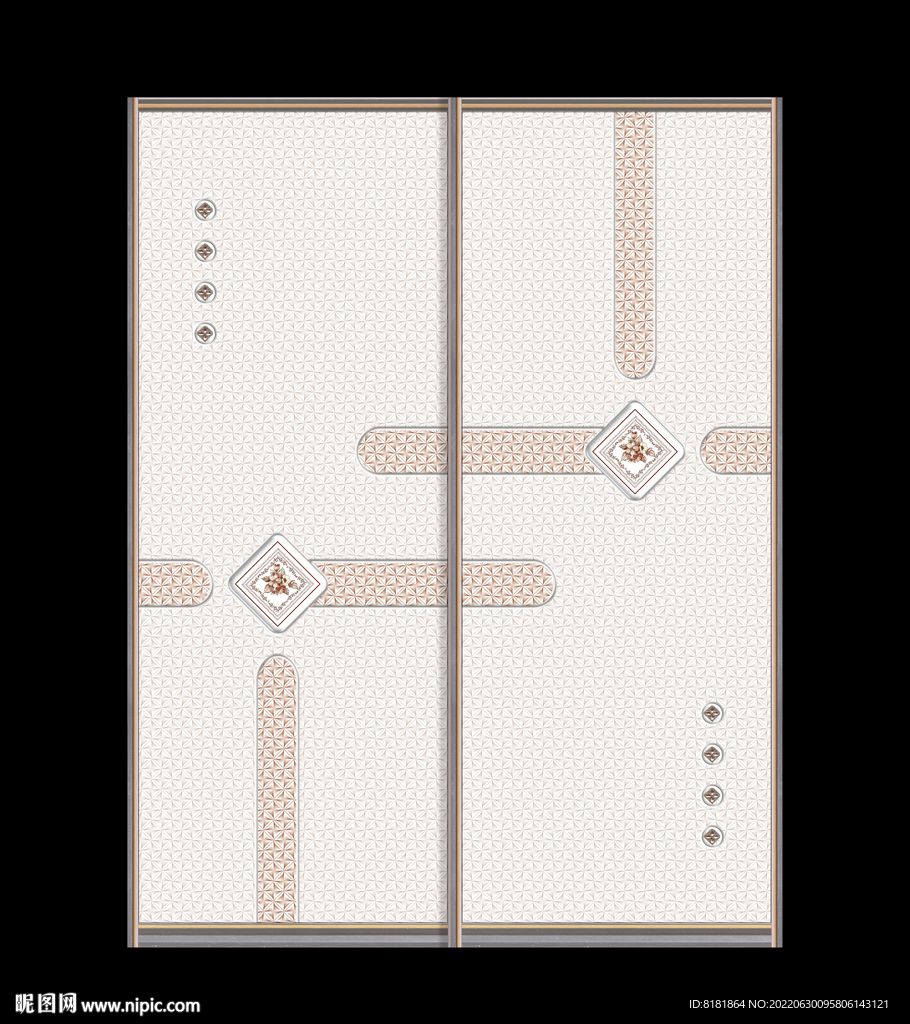 3D皮革移門